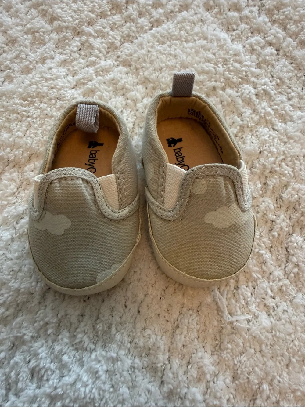 GAP Navy Slip-On & Plaid Baby Shoe Set with Light Gray Pair